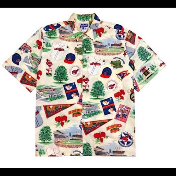 cleveland indians hawaiian shirt